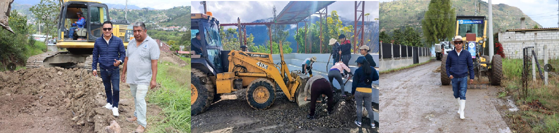 Retroexcavadora trabajando